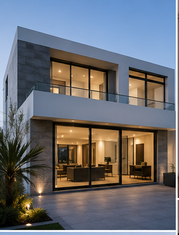 Instalación de ventanas Serie 80 europeas en proyecto moderno en Perú