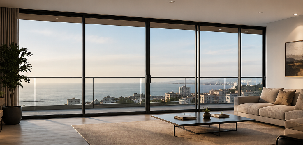 Modelos de ventanas Serie 80 de aluminio moderno para proyectos residenciales y corporativos